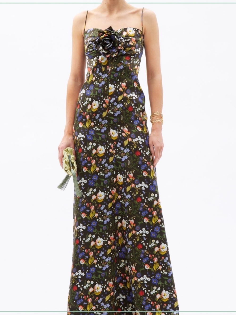 $2490 The Vampire’s Wife Paradise Road Liberty Silk Satin Runway Dress - Picture 7 of 14